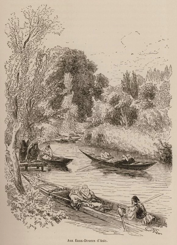 Disegno per il libro di De Amicis, Costantinopoli